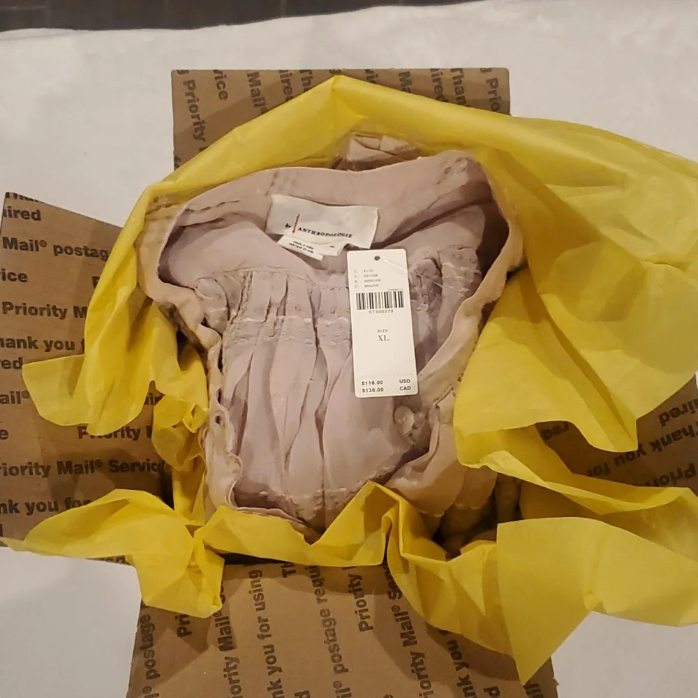 Anthropologie Mauve Moon Top NWT Size XL - Picture 9 of 9